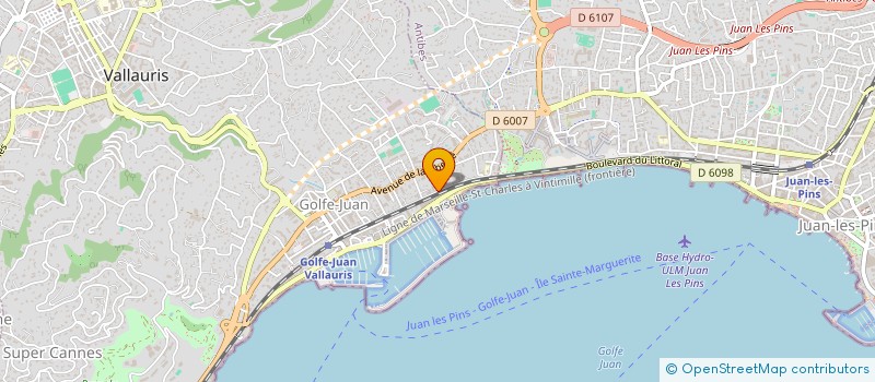 localisation de l'entreprise MONSIEUR HASSAN KHELAIFIA à VALLAURIS