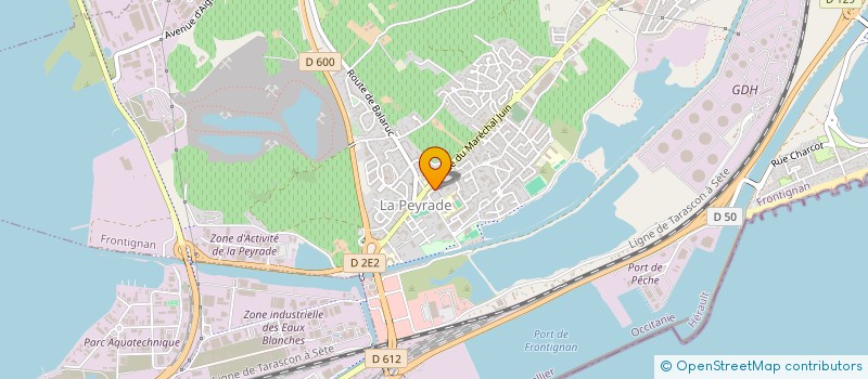 localisation de l'entreprise MONSIEUR HASSAN LAFKHAR  FRONTIGNAN