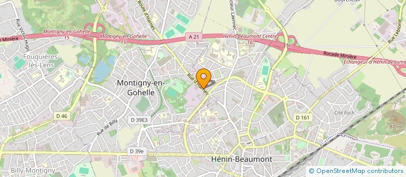 localisation de l'entreprise MONSIEUR HASSAN LAHBASS  HENIN-BEAUMONT