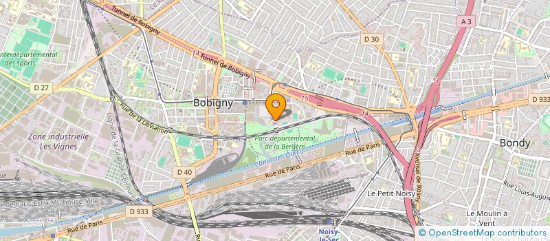 localisation de l'entreprise MONSIEUR HASSAN LAHNAOUI  BOBIGNY