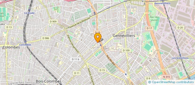 localisation de l'entreprise MONSIEUR HASSAN LAMANI  ASNIERES-SUR-SEINE