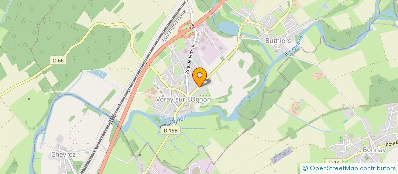 localisation de l'entreprise MONSIEUR HASSAN LAZAAR  VORAY-SUR-L'OGNON