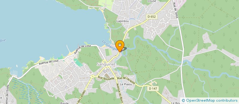 localisation de l'entreprise MONSIEUR HASSAN M'RABTI  SANGUINET