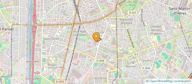 localisation de l'entreprise MONSIEUR HASSAN MAHADJIR  GRENOBLE