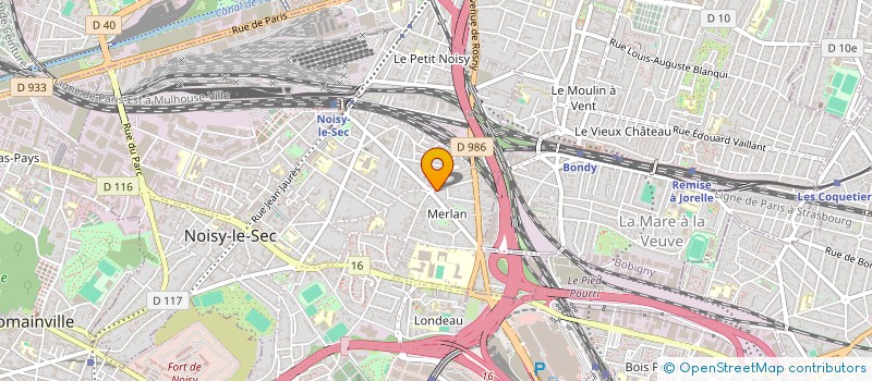 localisation de l'entreprise MONSIEUR HASSAN MIRGANI ABDALLAH à NOISY-LE-SEC