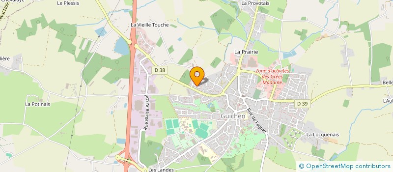 localisation de l'entreprise MONSIEUR HASSAN MOHAMED  GUICHEN