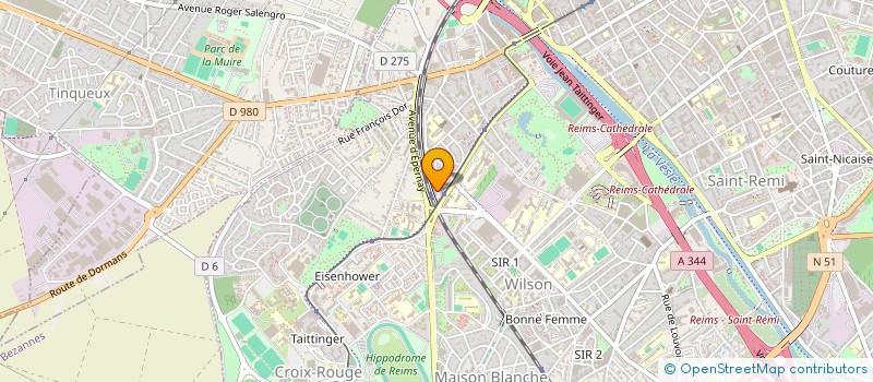 localisation de l'entreprise MONSIEUR HASSAN MOHAMED IDRIS  REIMS