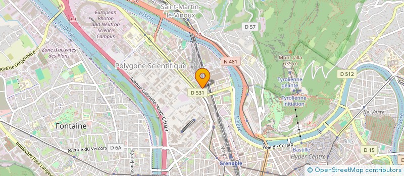 localisation de l'entreprise MONSIEUR HASSAN MOUSSA EID  GRENOBLE