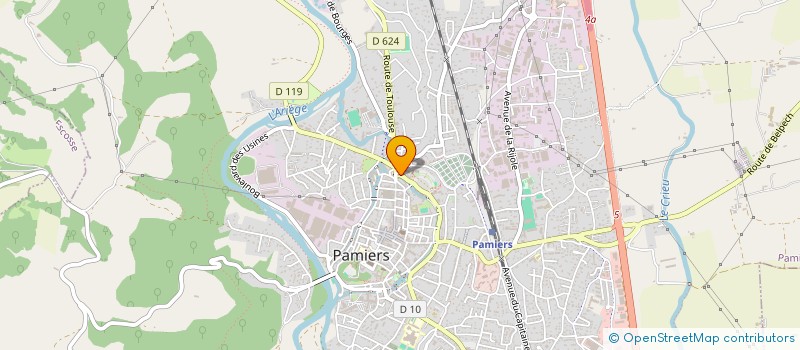 localisation de l'entreprise MONSIEUR HASSAN NAFI à PAMIERS