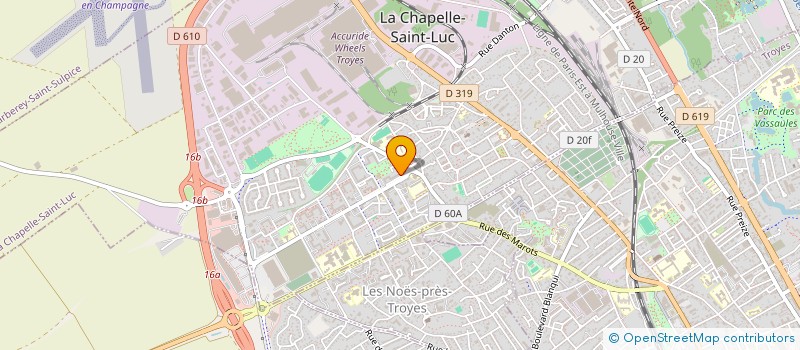 localisation de l'entreprise MONSIEUR HASSAN NAGHALA à LA CHAPELLE-SAINT-LUC