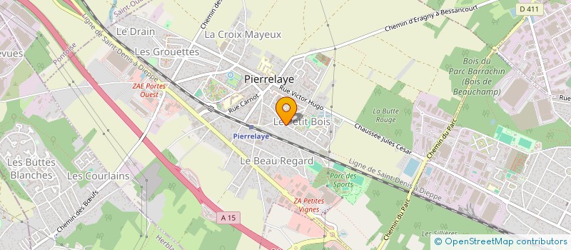 localisation de l'entreprise MONSIEUR HASSAN NAGHRAOUI  PIERRELAYE