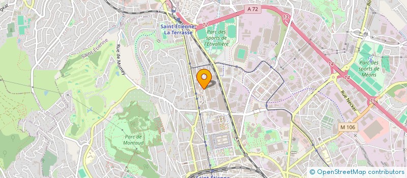 localisation de l'entreprise MONSIEUR HASSAN NAJMATI  SAINT-ETIENNE