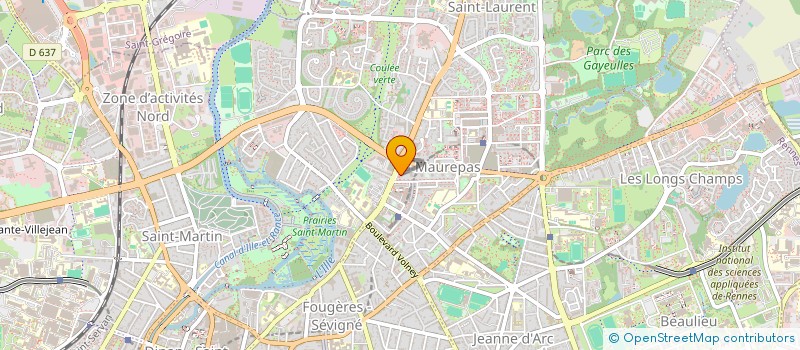 localisation de l'entreprise MONSIEUR HASSAN OMER  RENNES