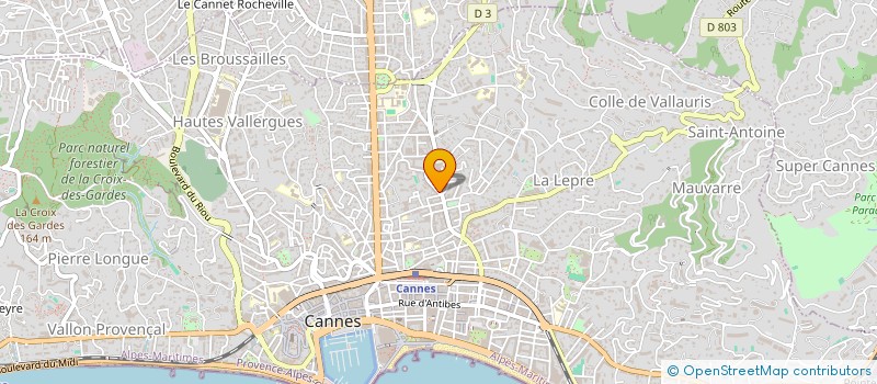 localisation de l'entreprise MONSIEUR HASSAN OUABBOU à CANNES