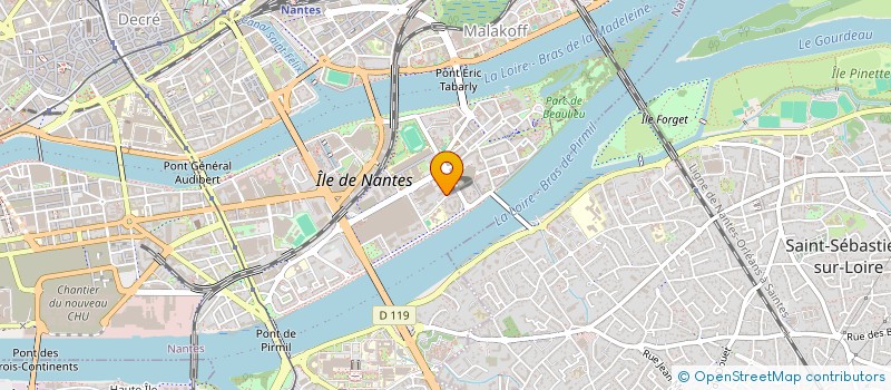 localisation de l'entreprise MONSIEUR HASSAN OUAGAZZAL à NANTES