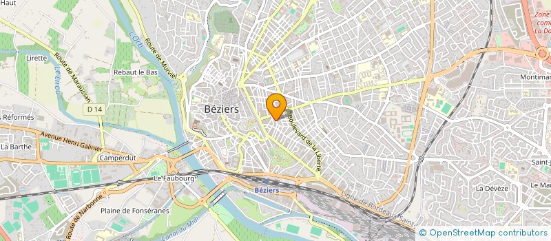 localisation de l'entreprise MONSIEUR HASSAN OUASAIDI  NARBONNE