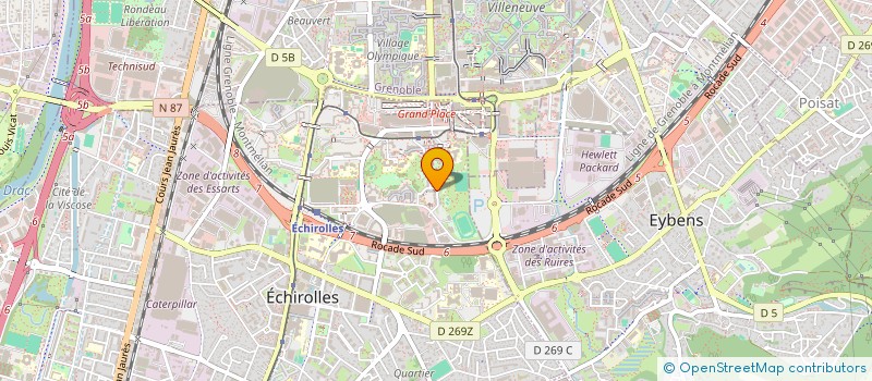 localisation de l'entreprise MONSIEUR HASSAN OULAOUK  ECHIROLLES