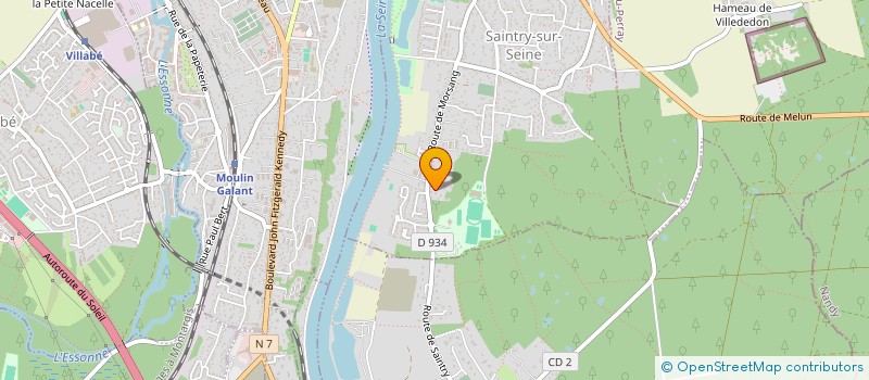 localisation de l'entreprise MONSIEUR HASSAN RAHMANI à SAINTRY-SUR-SEINE