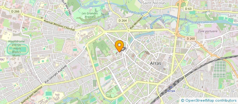 localisation de l'entreprise MONSIEUR HASSAN RHLIOUCH à ARRAS