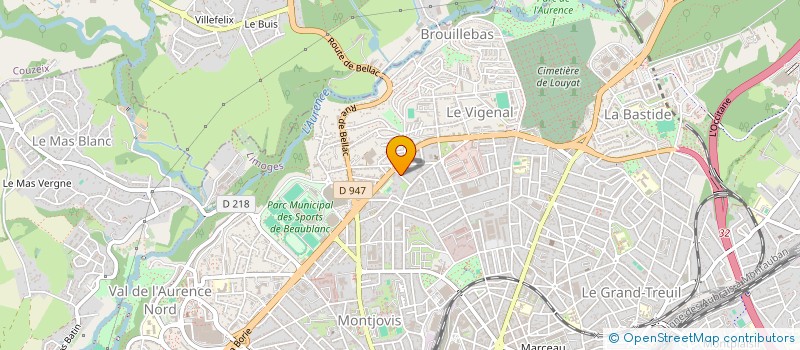 localisation de l'entreprise MONSIEUR HASSAN SAADA à LIMOGES