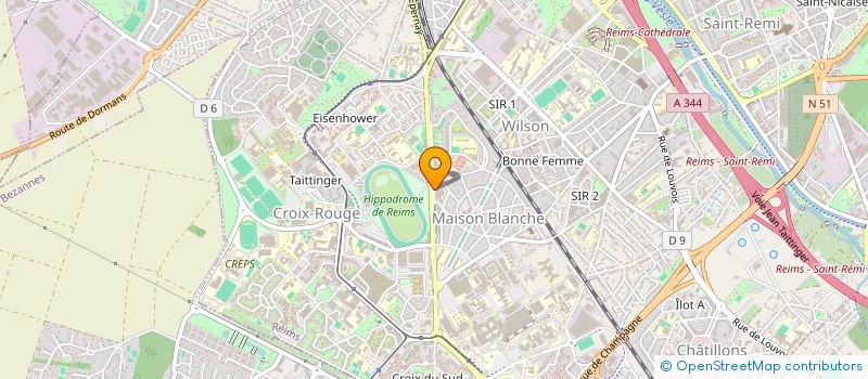 localisation de l'entreprise MONSIEUR HASSAN SAAINE BELHAJ  REIMS