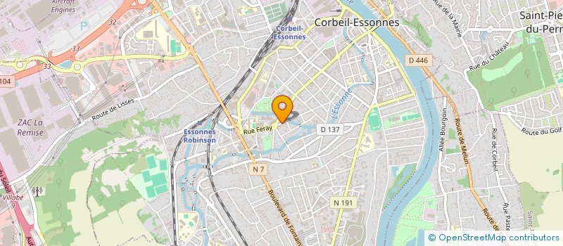 localisation de l'entreprise MONSIEUR HASSAN SADKI à CORBEIL-ESSONNES