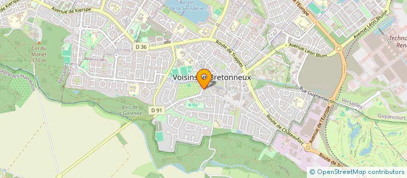 localisation de l'entreprise MONSIEUR HASSAN SAHLI  VOISINS-LE-BRETONNEUX