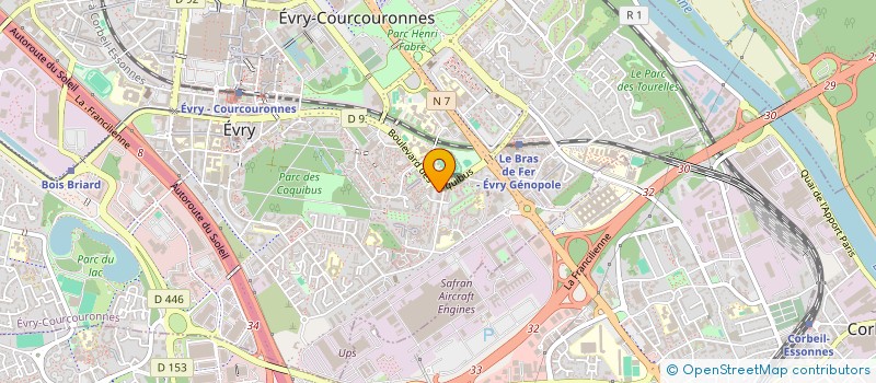 localisation de l'entreprise MONSIEUR HASSAN SANO  EVRY-COURCOURONNES