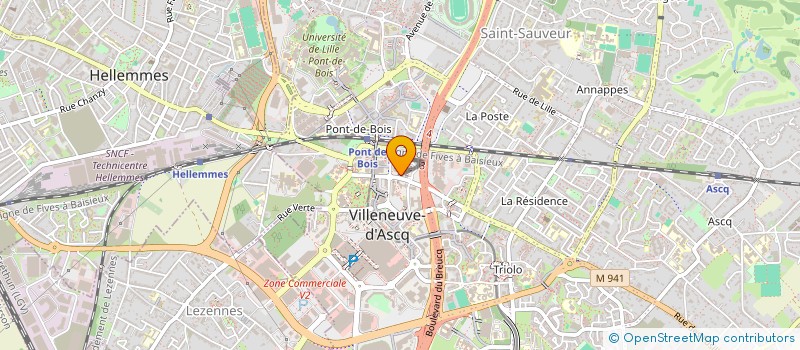 localisation de l'entreprise MONSIEUR HASSAN SENDANI à VILLENEUVE-D'ASCQ