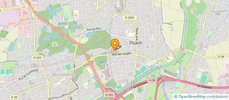 localisation de l'entreprise MONSIEUR HASSAN SERHIR  MULHOUSE