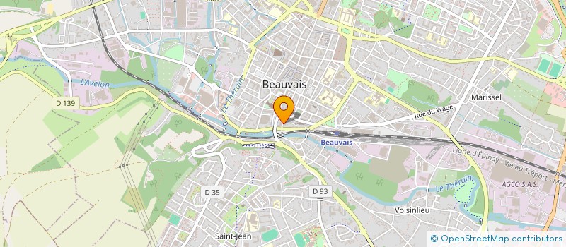 localisation de l'entreprise MONSIEUR HASSAN SHERAZ  BEAUVAIS