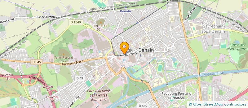 localisation de l'entreprise MONSIEUR HASSAN SOUHIR  DENAIN