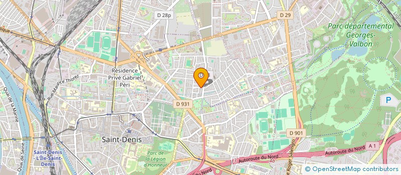 localisation de l'entreprise MONSIEUR HASSAN SOW à SAINT DENIS