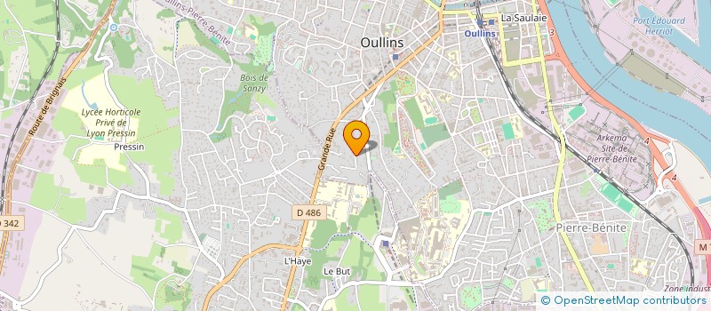 localisation de l'entreprise MONSIEUR HASSAN TAGHIZADEH  OULLINS-PIERRE-BENITE