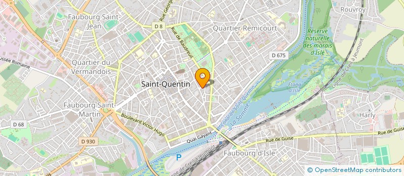 localisation de l'entreprise MONSIEUR HASSAN TAHRIOUI à SAINT-QUENTIN