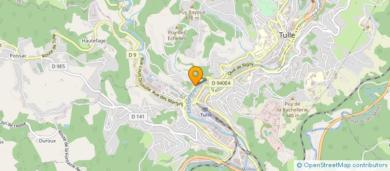 localisation de l'entreprise MONSIEUR HASSAN TAIMOOR  TULLE