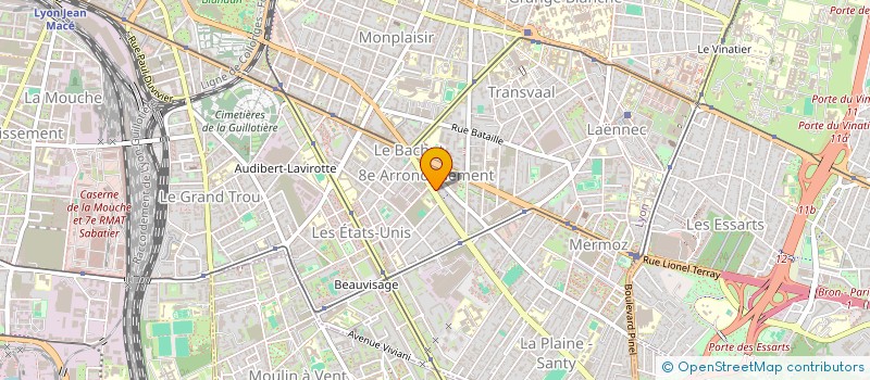 localisation de l'entreprise MONSIEUR HASSAN TALBI  LYON