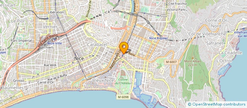 localisation de l'entreprise MONSIEUR HASSAN TAMZALI à NICE