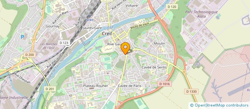 localisation de l'entreprise MONSIEUR HASSAN TARRAF à CREIL