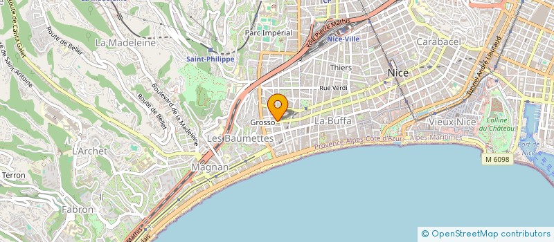 localisation de l'entreprise MONSIEUR HASSAN THAMI à NICE