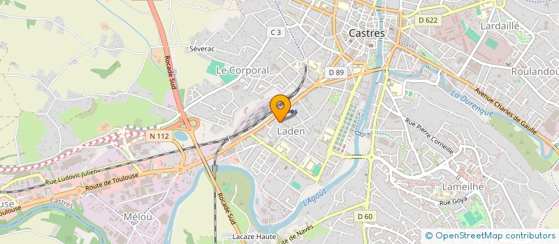 localisation de l'entreprise MONSIEUR HASSAN TIDLI MAZIANE  CASTRES