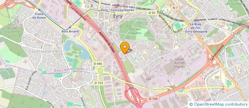 localisation de l'entreprise MONSIEUR HASSAN TOM ABDOULAYE  EVRY-COURCOURONNES