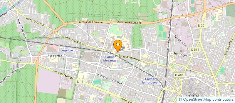 localisation de l'entreprise MONSIEUR HASSAN TOUIL  COLMAR