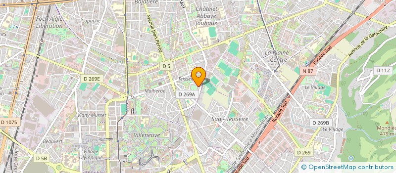 localisation de l'entreprise MONSIEUR HASSAN TOUIOUARD  GRENOBLE