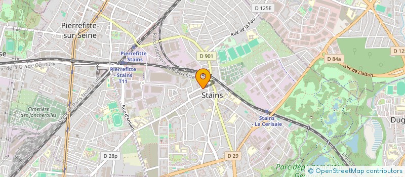 localisation de l'entreprise MONSIEUR HASSAN TOUQEER à STAINS