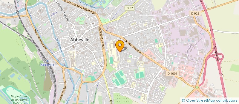 localisation de l'entreprise MONSIEUR HASSAN UMAR  ABBEVILLE