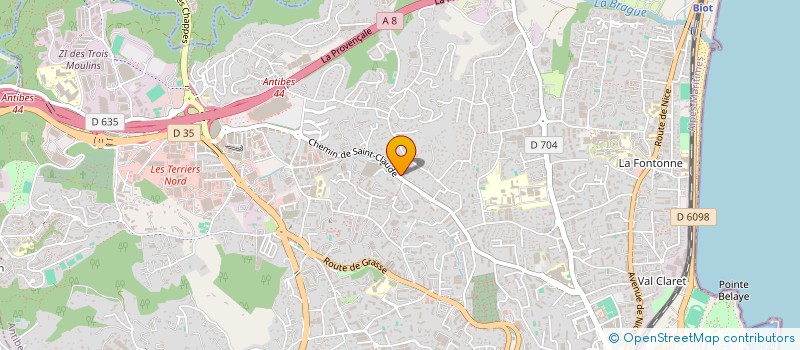 localisation de l'entreprise MONSIEUR HASSAN WELDI DJAMOUNA à ANTIBES