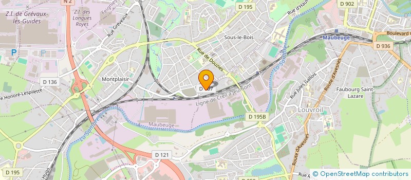 localisation de l'entreprise MONSIEUR HASSAN YAHYAOUI  LOUVROIL