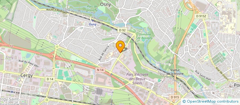 localisation de l'entreprise MONSIEUR HASSAN ZAFAR  OSNY