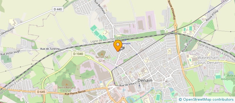 localisation de l'entreprise MONSIEUR HASSAN ZAHIM  DENAIN